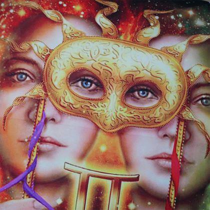 Imaginea din Husă de pernă cu zodie - Gemeni