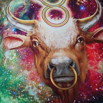 Imaginea din Husă de pernă cu zodie - taur