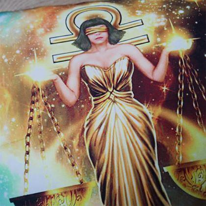 Imaginea din Husă de pernă cu zodie - balanțe