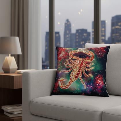 Imaginea din Husă de pernă cu zodie - Scorpion