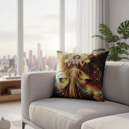 Imaginea din Husă de pernă cu zodie - balanțe