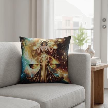 Imaginea din Husă de pernă cu zodie - balanțe