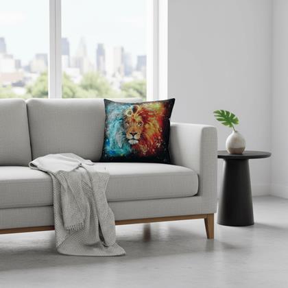 Imaginea din Husă de pernă cu zodie - leu