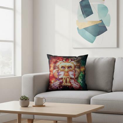 Imaginea din Husă de pernă cu zodie - Gemeni