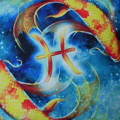 Imaginea din Husă de pernă cu zodie - pești