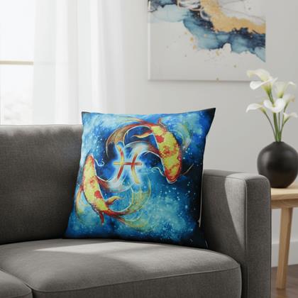 Imaginea din Husă de pernă cu zodie - pești