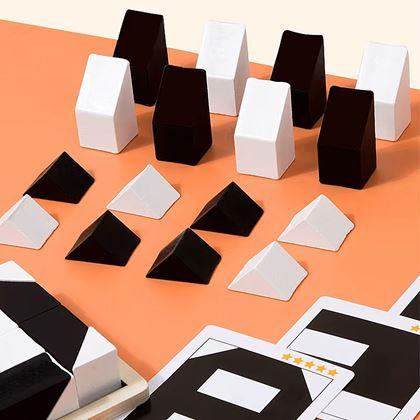 Imaginea din Tangram alb-negru