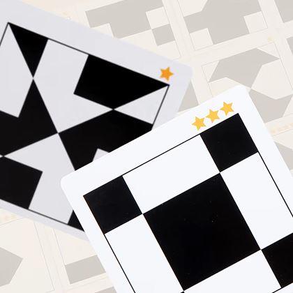 Imaginea din Tangram alb-negru