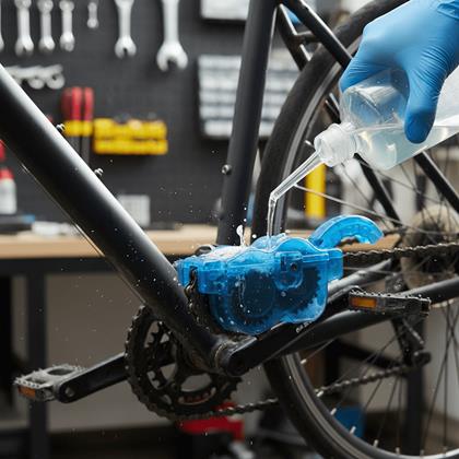 Imaginea din Curățător pentru lanț cu accesorii