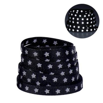 Imaginea din Ţeşi cu stele reflectorizante  -  negre