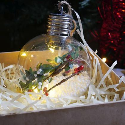 Imaginea din Bilă LED de Crăciun pentru brad -  ghirlandă