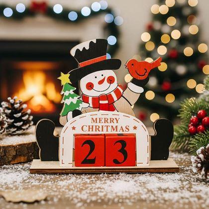 Imaginea din Calendarul de numărător invers zile până la Crăciun  -  om de zăpadă