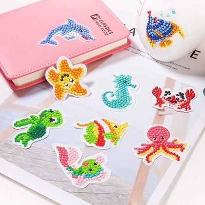 Imaginea din Pictură cu diamante pentru copii autocolante  -  lumea mării