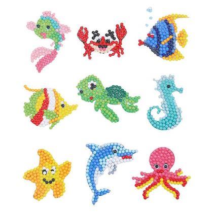 Imaginea din Pictură cu diamante pentru copii autocolante  -  lumea mării