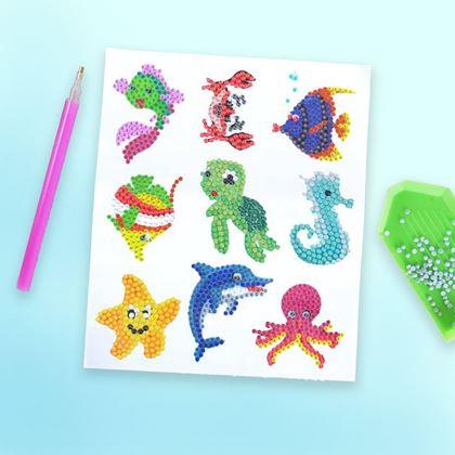 Imaginea din Pictură cu diamante pentru copii autocolante  -  lumea mării