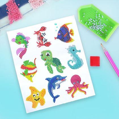 Imaginea din Pictură cu diamante pentru copii autocolante  -  lumea mării