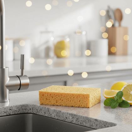 Imaginea din Burete ecologic natural pentru vase