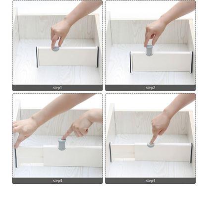 Imaginea din Divizor/perete reglabil pentru sertar