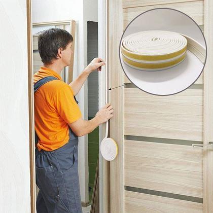 Imaginea din Bandă de etanșare autocolantă pentru ferestre și uși 2,5 m -  albă