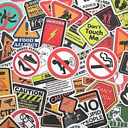 Imaginea din Etichete amuzante și avertisoare 49 buc