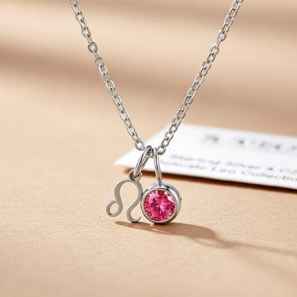 Imaginea din Lanț cu pandantiv semn zodiacal - Leu