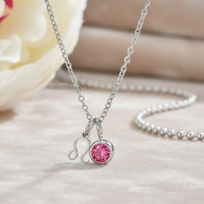 Imaginea din Lanț cu pandantiv semn zodiacal - Leu