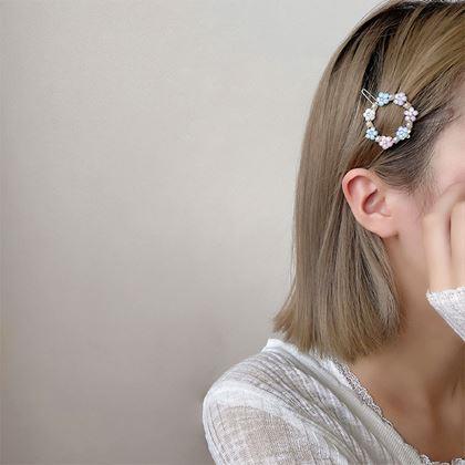 Imaginea din Alegeți florale cu pietricele pentru păr 4 bucăți