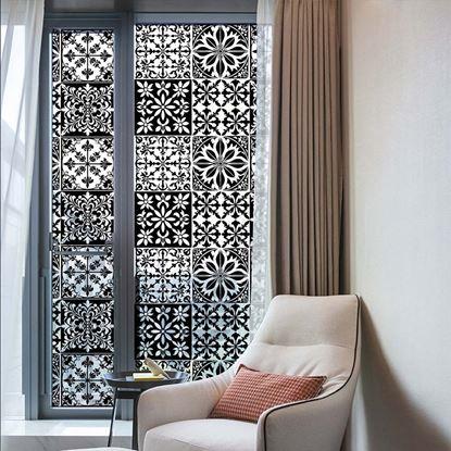 Imaginea Folie decorativă pentru fereastră - mozaic vintage