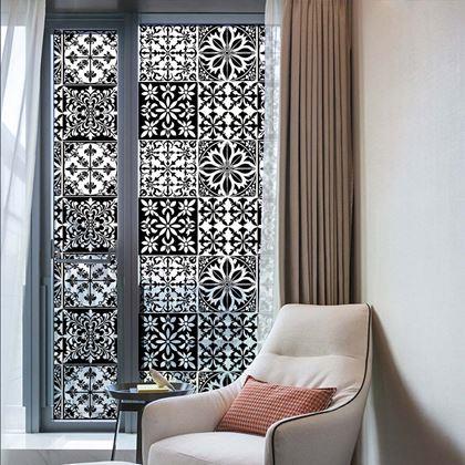 Imaginea din Folie decorativă pentru fereastră - mozaic vintage