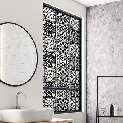 Imaginea Folie decorativă pentru fereastră - mozaic vintage