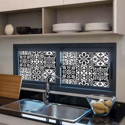 Imaginea din Folie decorativă pentru fereastră - mozaic vintage