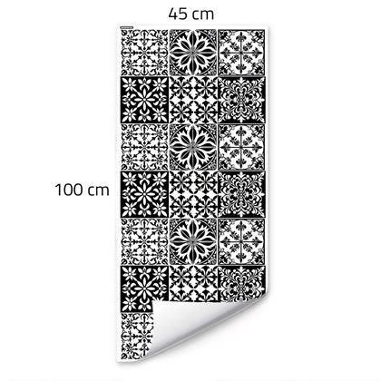 Imaginea din Folie decorativă pentru fereastră - mozaic vintage