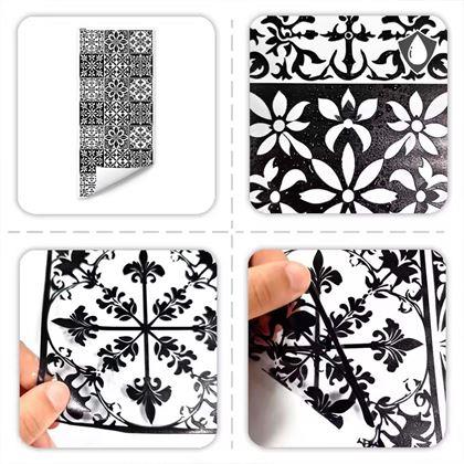 Imaginea din Folie decorativă pentru fereastră - mozaic vintage