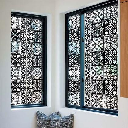 Imaginea din Folie decorativă pentru fereastră - mozaic vintage