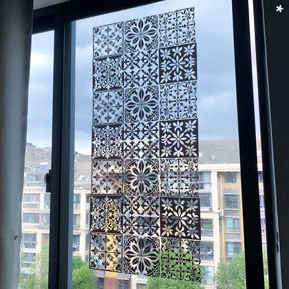 Imaginea din Folie decorativă pentru fereastră - mozaic vintage