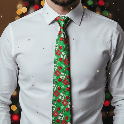 Imaginea din Cravată de Crăciun - verde
