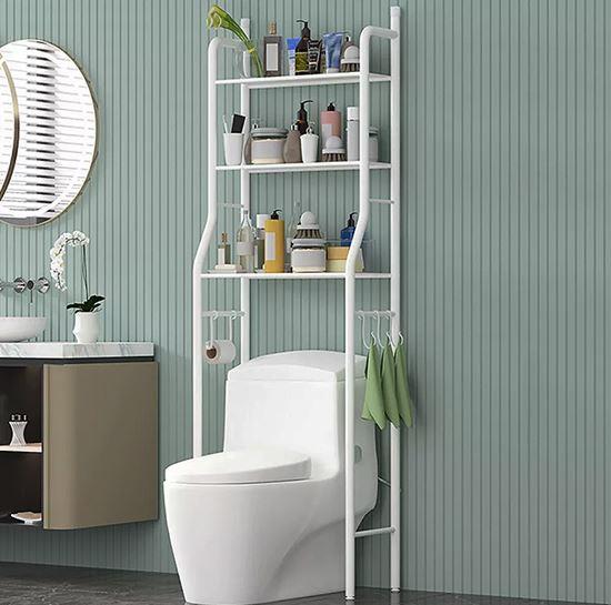Imaginea din Raft cu polițe deasupra toaletei - alb