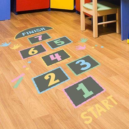 Imaginea Autocolante pentru podea - șotron