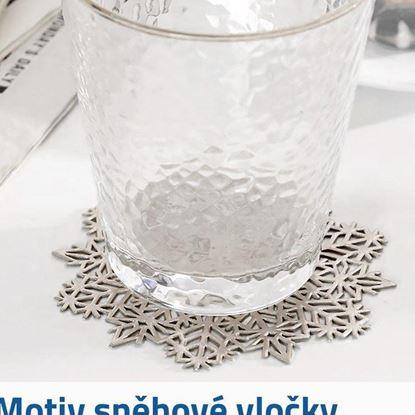 Imaginea Suport de pahar fulg de zăpadă