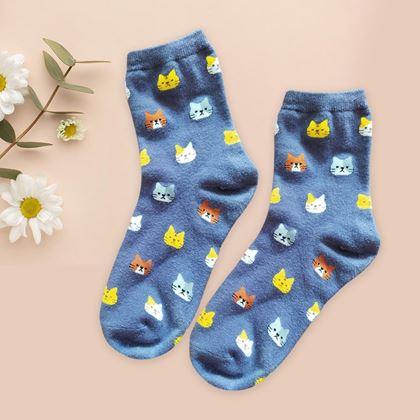 Imaginea din Șosete cu pisici  -  gri