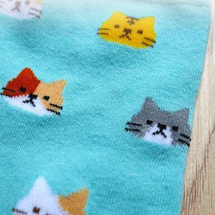 Imaginea din Șosete cu pisici  -  albastre