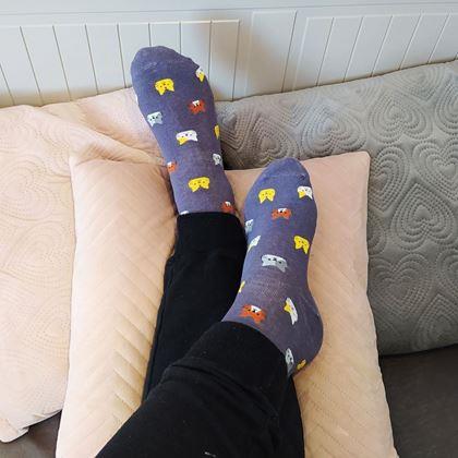 Imaginea din Șosete cu pisici  -  gri