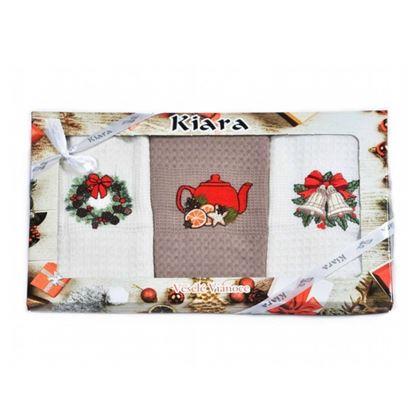 Imaginea din Set cadou cu 3 prosoape de bucătărie pentru Crăciun