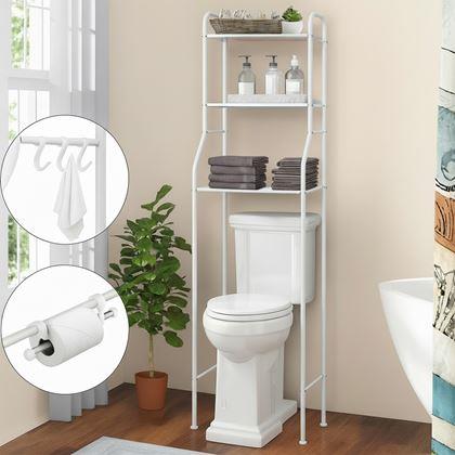 Imaginea din Raft cu polițe deasupra toaletei - alb