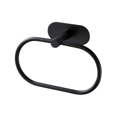 Imaginea din Suport adeziv pentru prosoape, formă de inel - negru