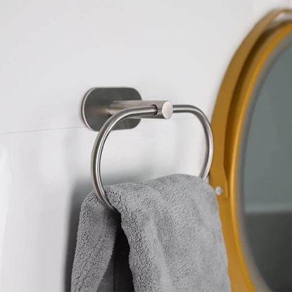 Imaginea Suport adeziv pentru prosoape, formă de inel