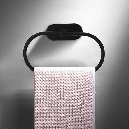 Imaginea Suport adeziv pentru prosoape, formă de inel