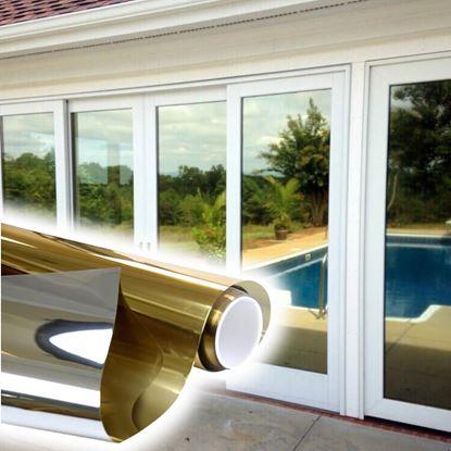 Imaginea Folie oglindă pentru ferestre 200 cm 