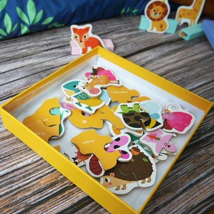Imaginea din Puzzle pentru copii - animăluțe