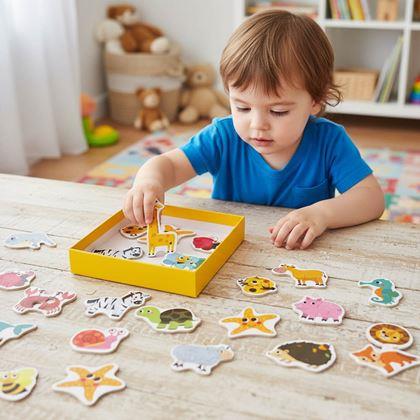 Imaginea din Puzzle pentru copii - animăluțe